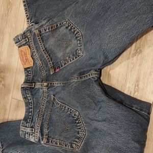 Levi's mens 34x32 awesome fade boot cut